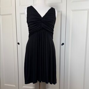 Soprano Black Gathered Dress